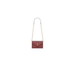 YSL cassandre chain wallet in lambskin