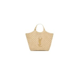 YSL ICARE maxi shopping bag in quilted nubuck suede(HIGH-END GRADE)