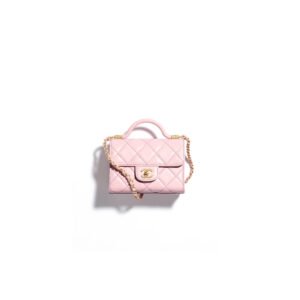 MINI FLAP BAG WITH TOP HANDLE