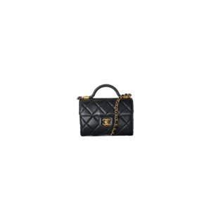 MINI FLAP BAG WITH TOP HANDLE