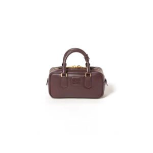 MIUMIU Large Arcadie Leather Bag(HIGH-END GRADE)
