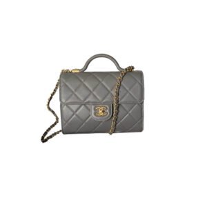 Small FLAP BAG WITH TOP HANDLE