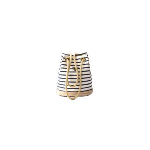 Prada Mariner small striped fabric bucket bag