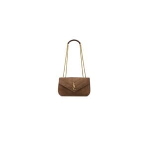 YSL LOULOU small in MATELASSE suede(HIGH-END GRADE)