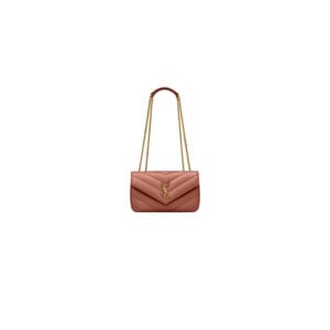 YSL LOULOU small in MATELASSE lambskin