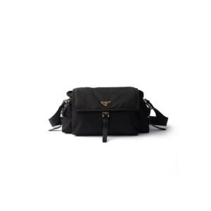 Prada Explore large Re-Nylon shoulder bag with flap(HIGH-END GRADE)