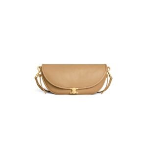 CELINE LITTLE HALFMOON SOFT TRIOMPHE IN SUPPLE SHINY LAMBSKIN(HIGH-END GRADE)