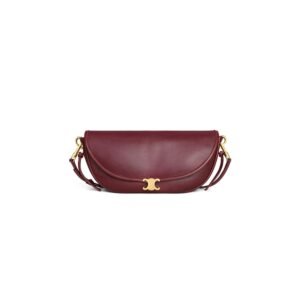 CELINE LITTLE HALFMOON SOFT TRIOMPHE IN SUPPLE SHINY LAMBSKIN(HIGH-END GRADE)