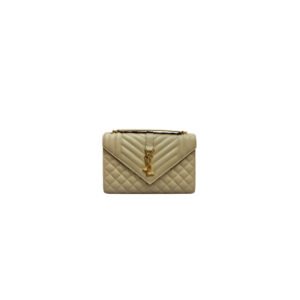 YSL envelope medium in grained leather