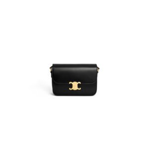 CELINE CLASSIQUE TRIOMPHE BAG IN SHINY CALFSKIN(high-end grade)