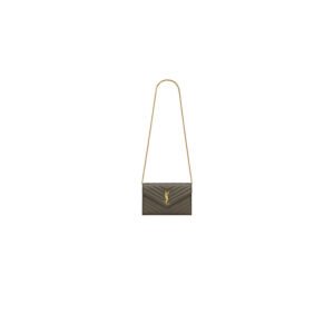 YSL cassandre chain wallet in lambskin